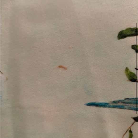 Alice + Olivia watercolor parrot print skirt (with pockets) - Picture 8 of 9